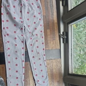 GAP Kids Cream Leggings with Pink Dots